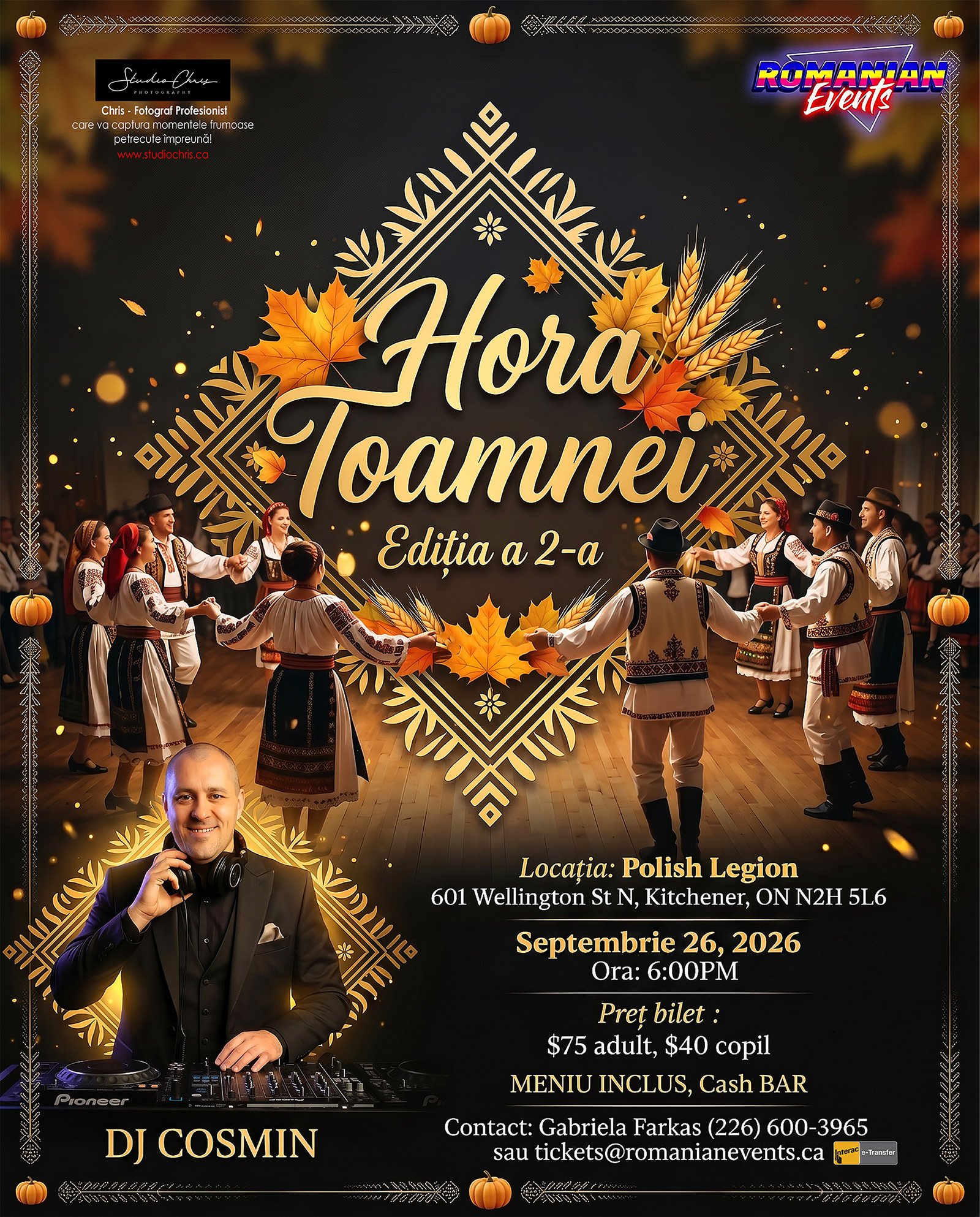 HORA TOAMNEI Editia a 2-a event poster
